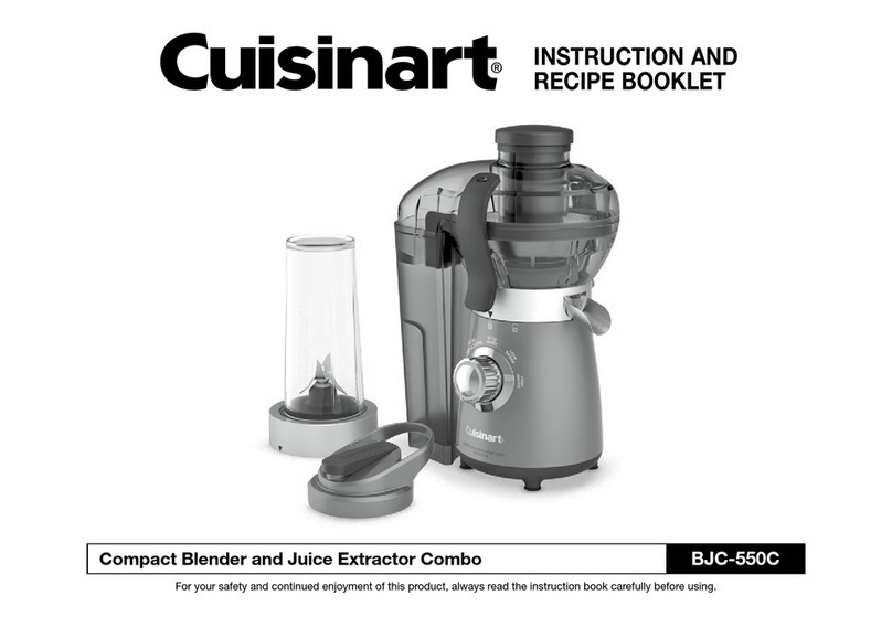 Cuisinart BJC-550C Service manual