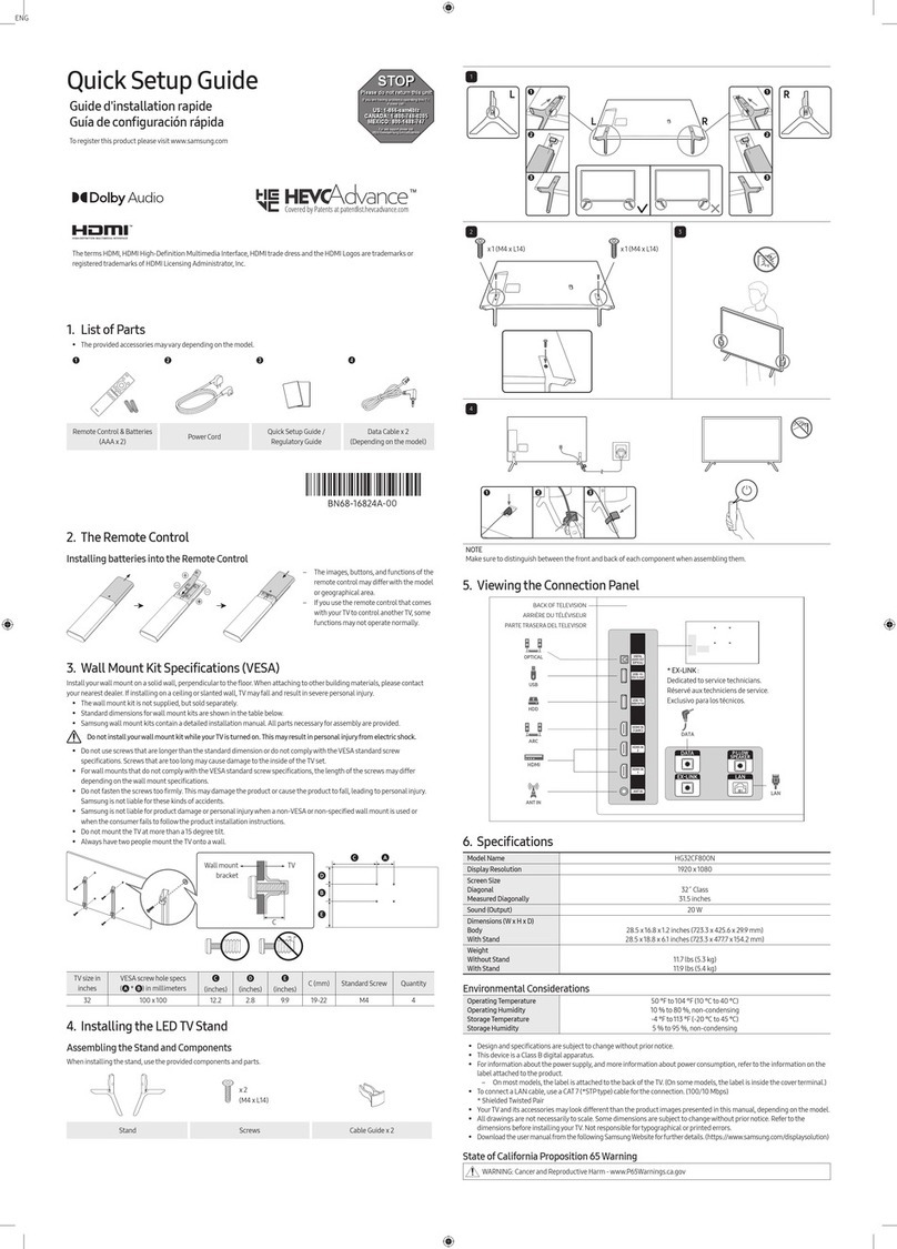 Samsung HG32CF800N User manual Samsung HG32CF800N User manual