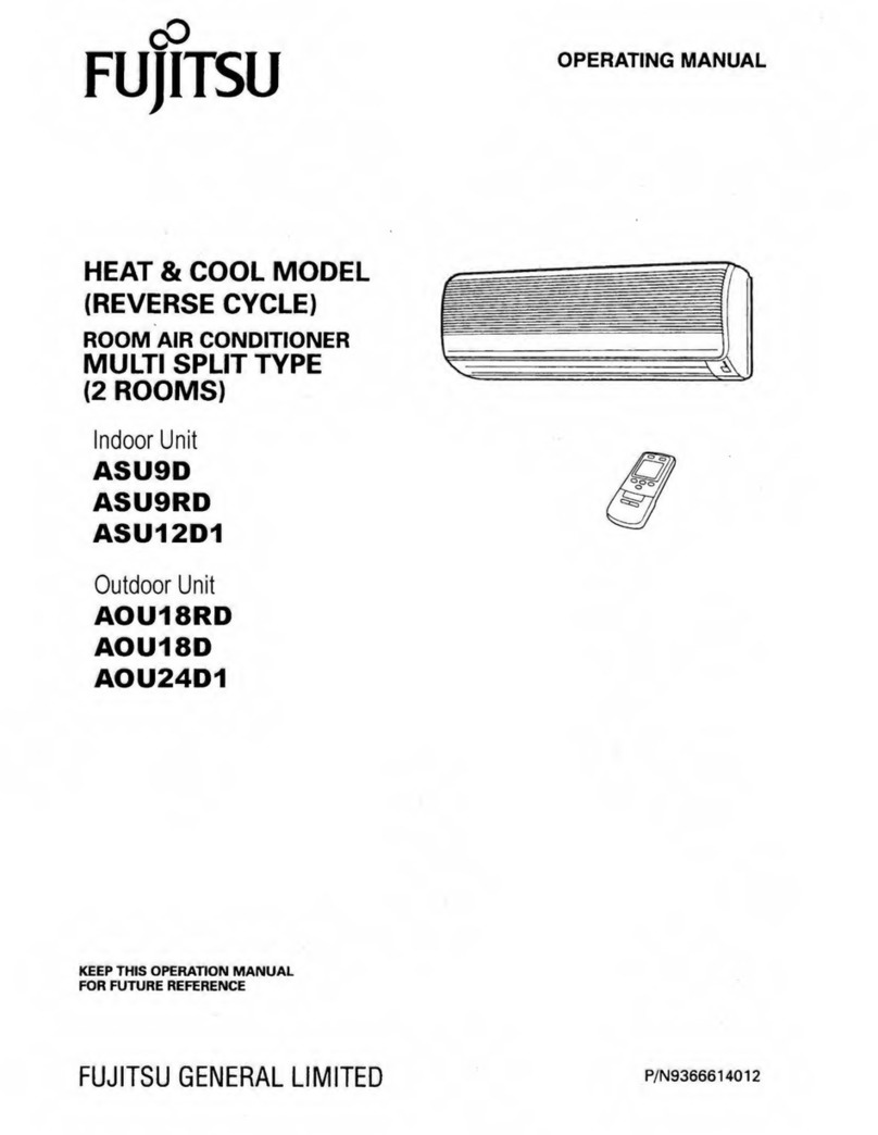 Fujitsu ASU9D User manual