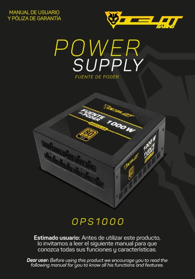 OCELOT GAMING OPS1000 manual