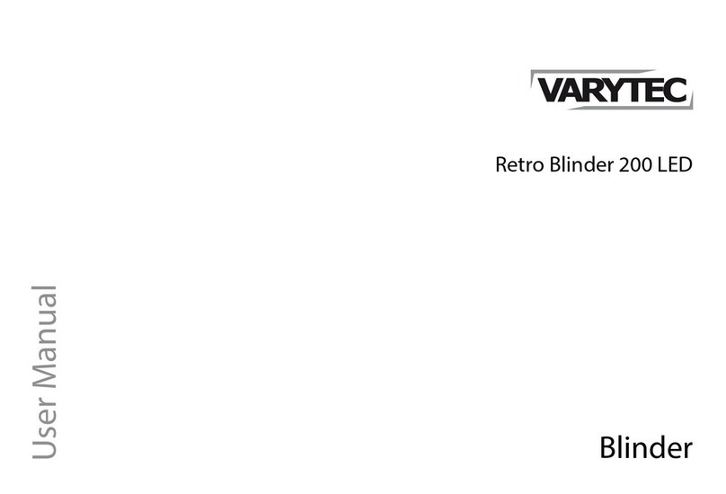 thomann VARYTEC Retro Blinder 200 LED User manual thomann VARYTEC Retro Blinder 200 LED User manual
