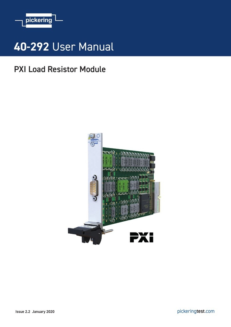 Pickering 40-292 user manual