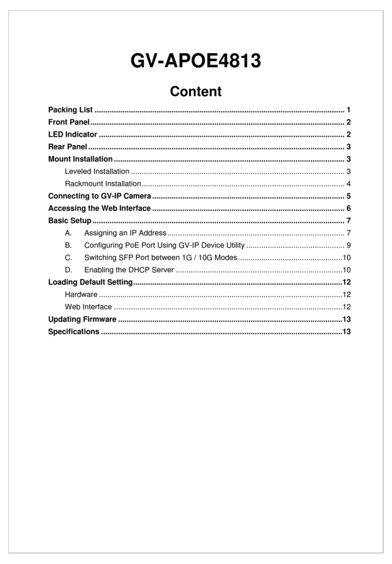 GeoVision GV-APOE4813 manual