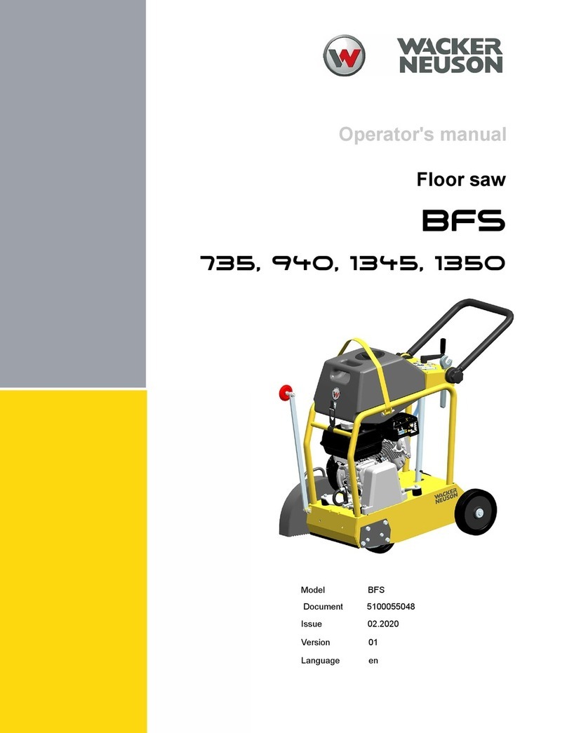 Wacker Neuson BFS735 User manual Wacker Neuson BFS735 User manual
