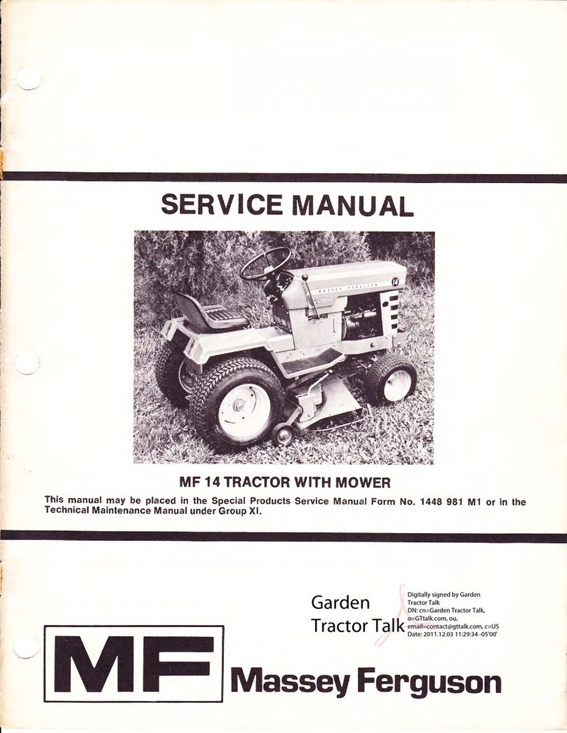 MASSEY FERGUSON MF 14 User manual