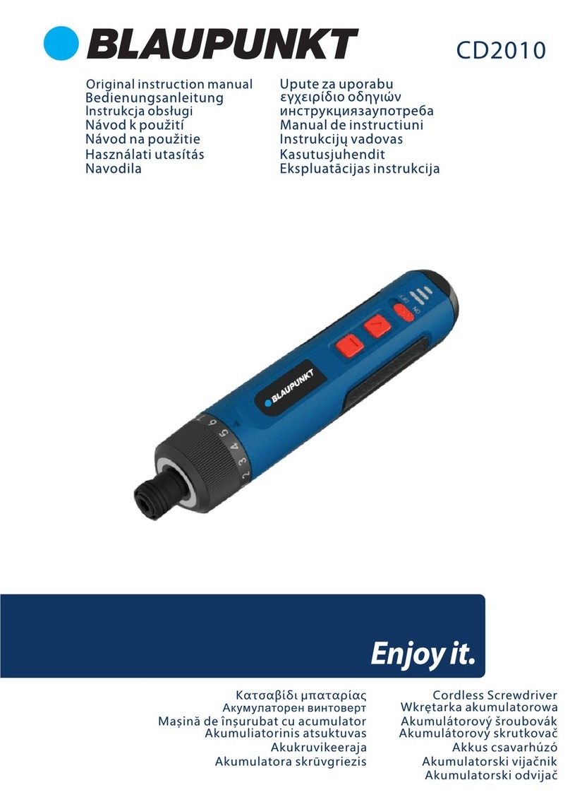 Blaupunkt CD2010 User guide