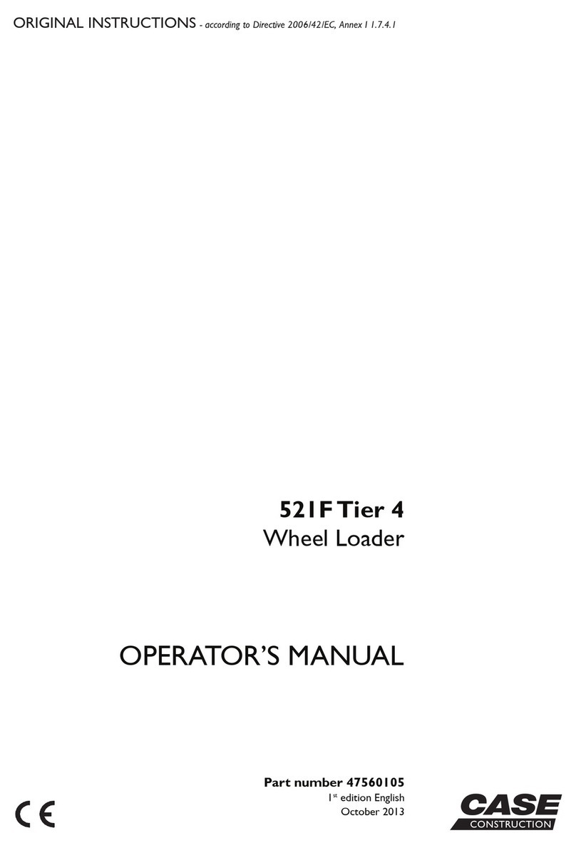 Case 521F User manual