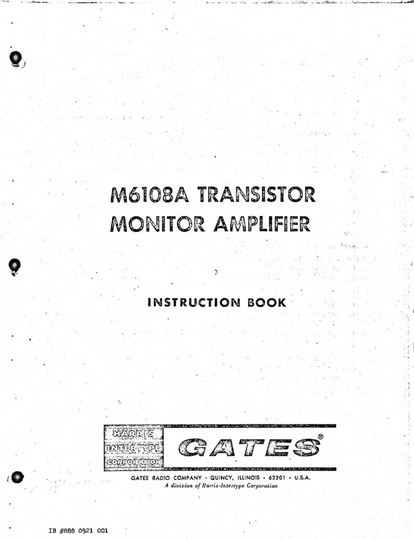 Gates M6108A User manual