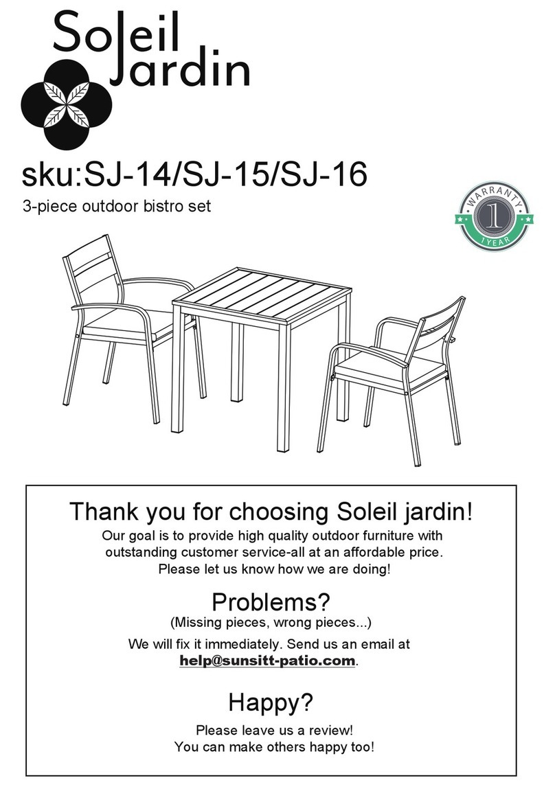 Sunsitt Sojeil Jardin SJ-14 manual Sunsitt Sojeil Jardin SJ-14 manual