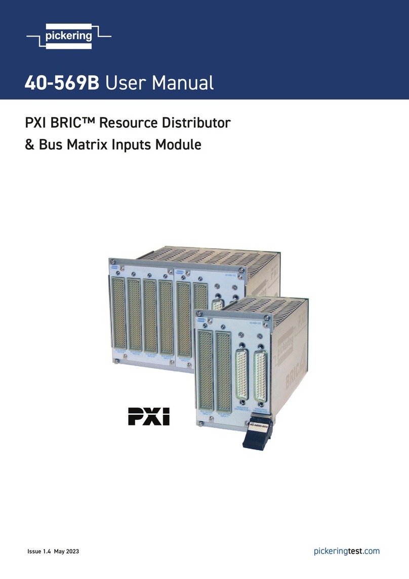 Pickering PXI BRIC 40-569B User manual