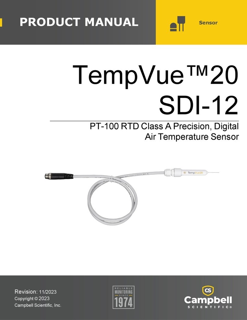 Campbell TempVue 20 SDI-12 product manual