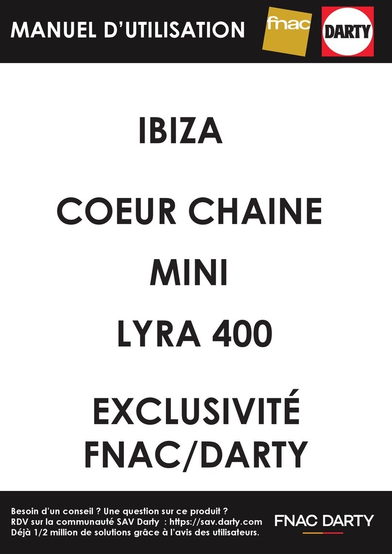 Ibiza sound LYRA400 user manual