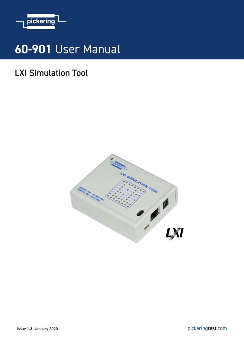 Pickering 60-901 user manual