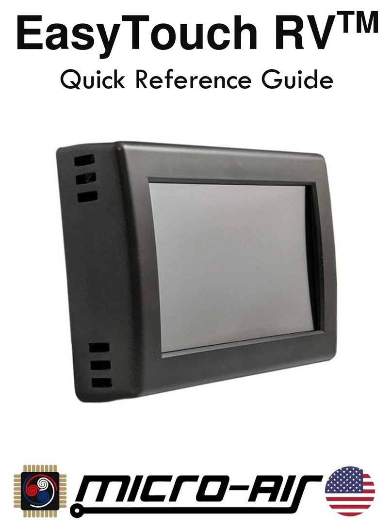 MICRO-AIR EasyTouch RV User manual
