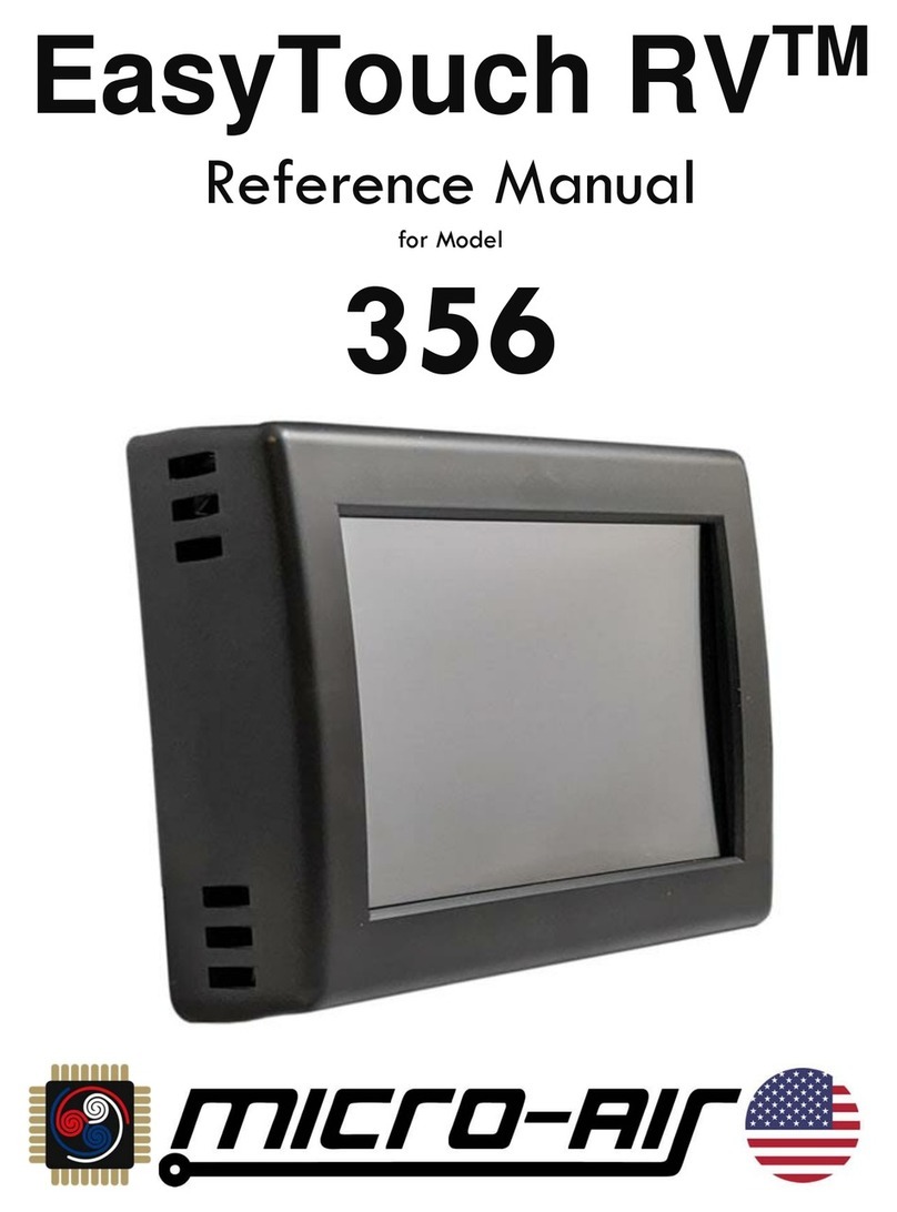 MICRO-AIR EasyTouch RV 356 User manual