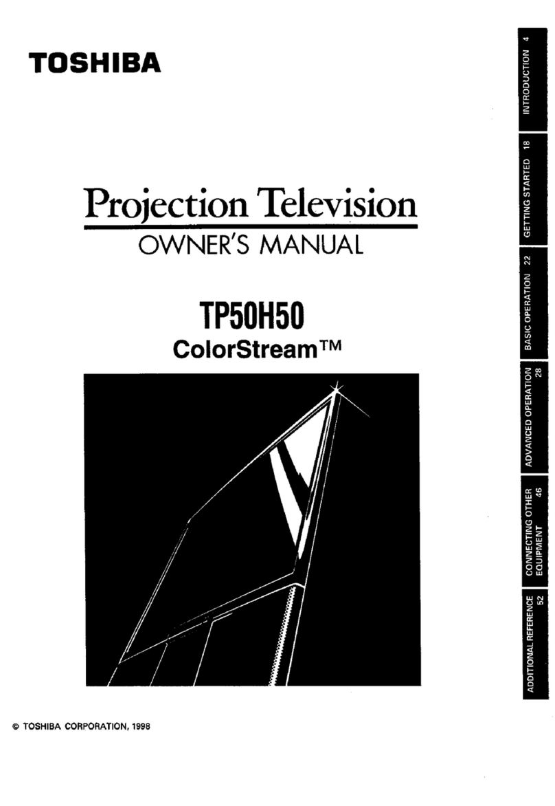 Toshiba TP50H50 owner's manual