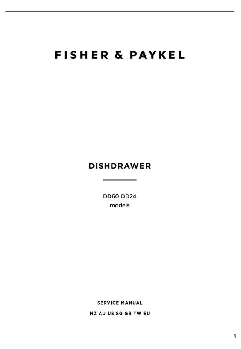 Fisher & Paykel DishDrawer DD60 Series User manual