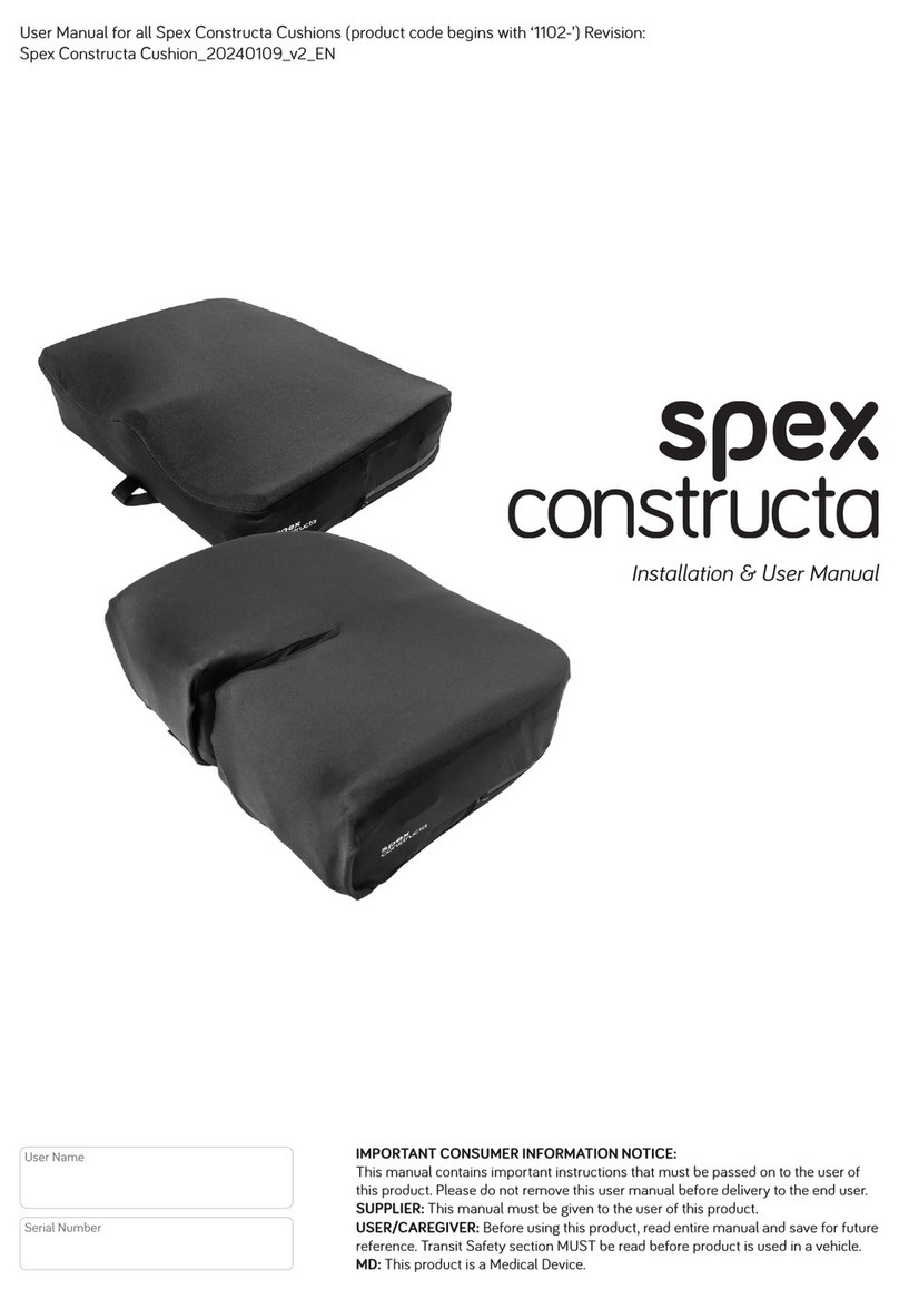 SPEX constructa Installation & user manual