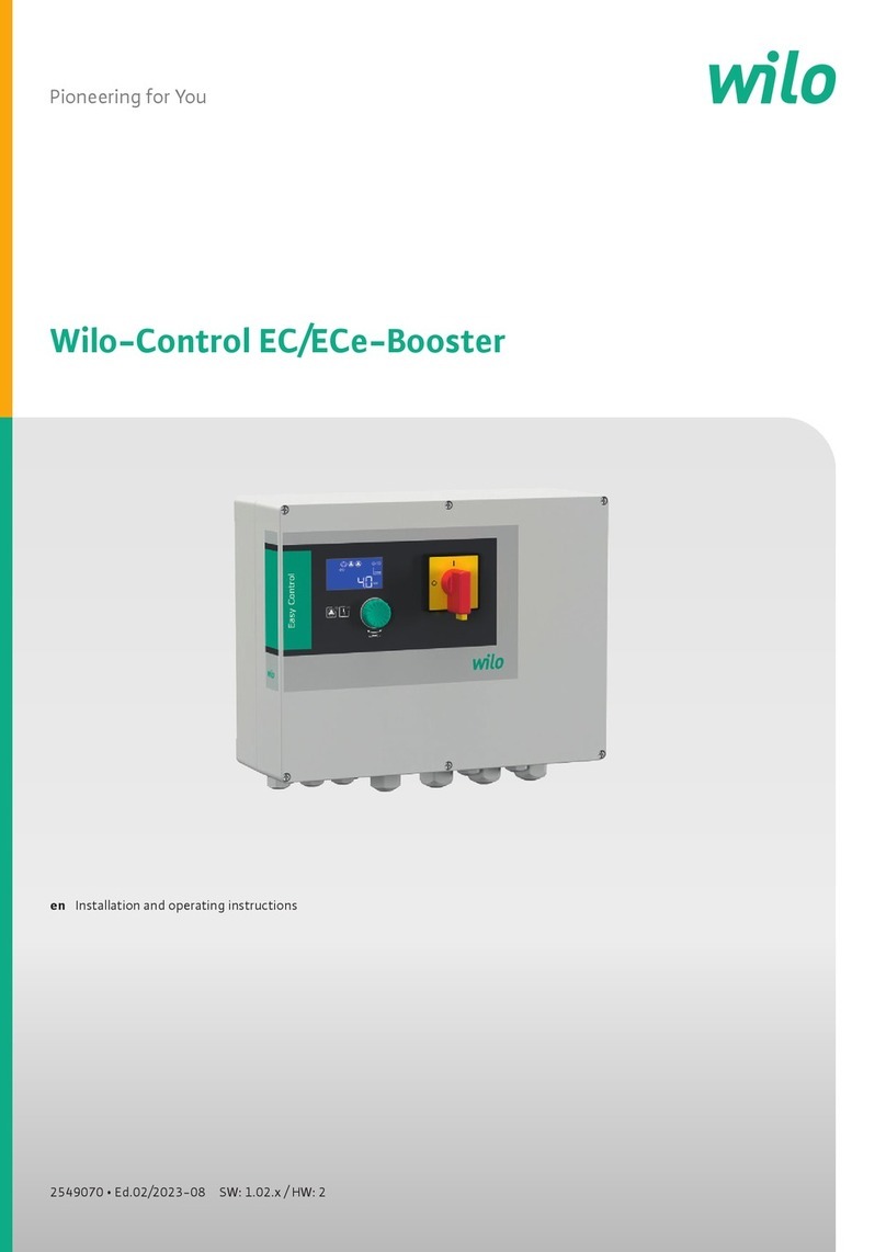 Wilo Control EC-Booster Installation and operating instructions