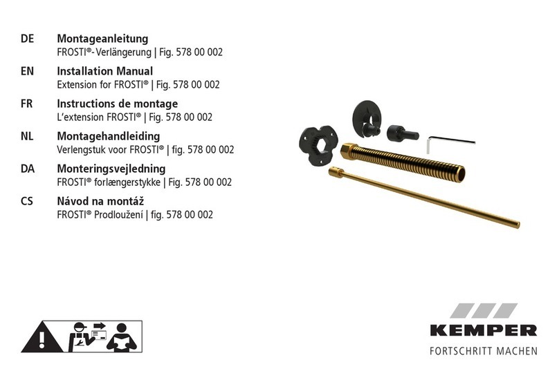 Kemper FROSTI 578 00 002 User manual