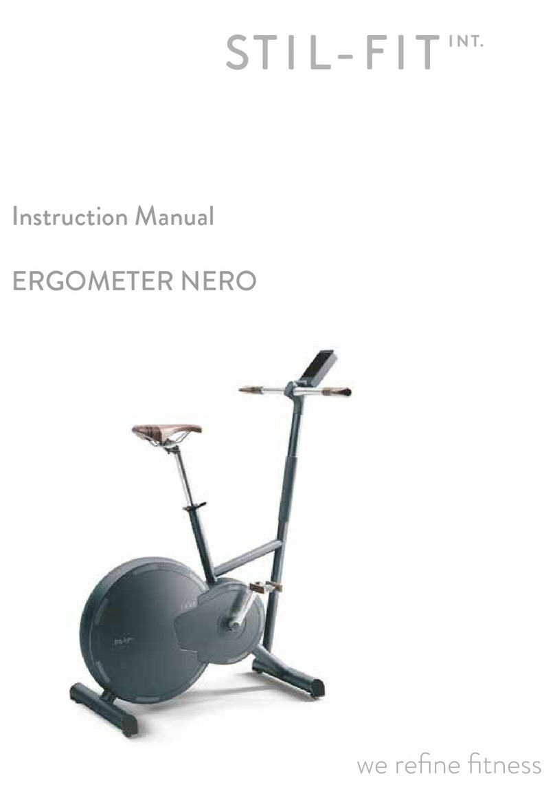 Stil-fit ERGOMETER NERO User manual