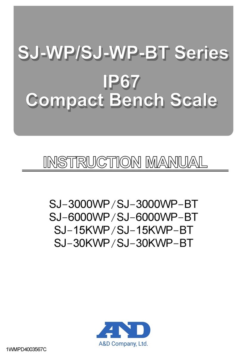 AND SJ-WP Series User manual