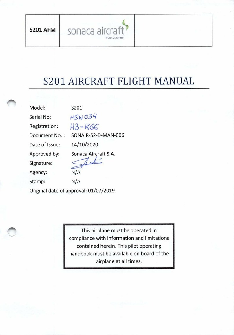 sonaca aircraft S201 Flight manual