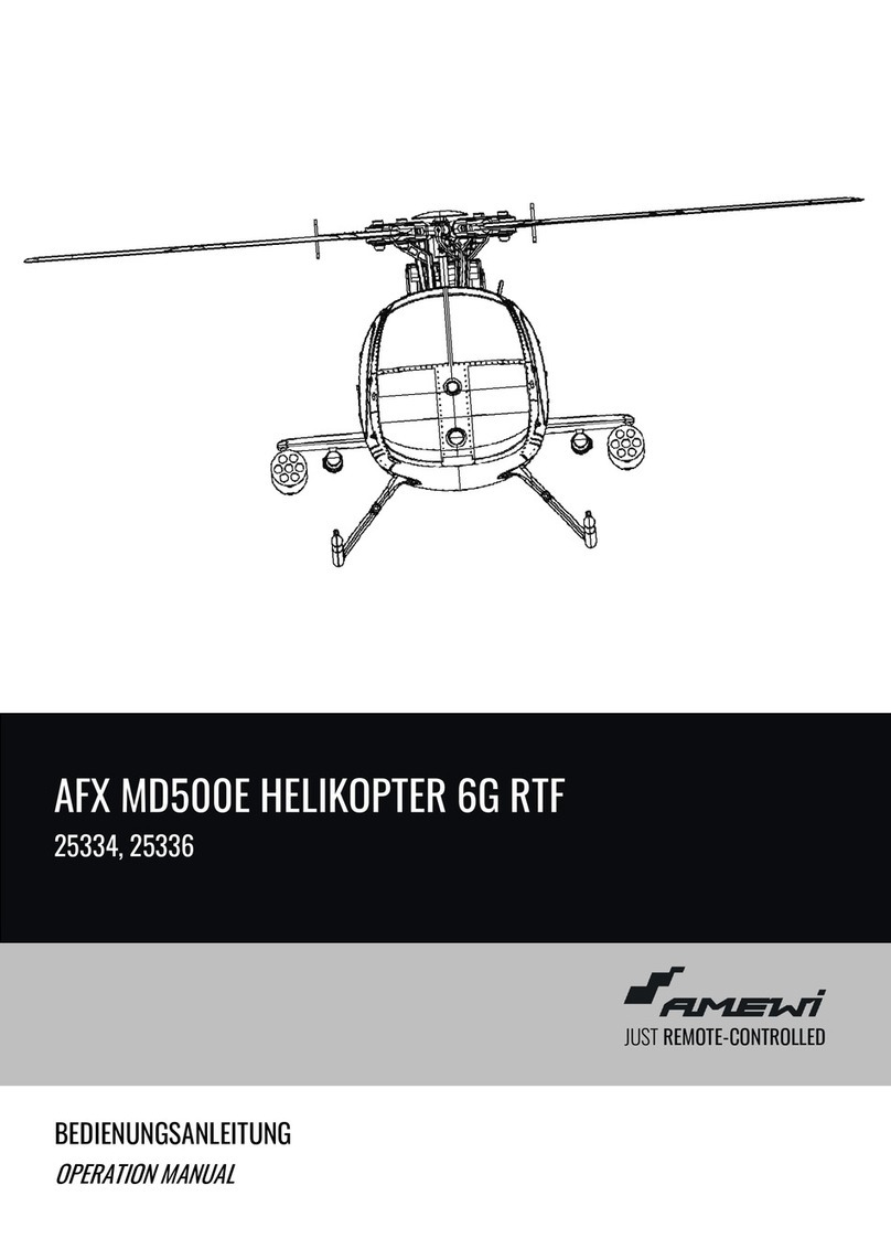Amewi AFX MD500E HELIKOPTER 6G RTF User manual