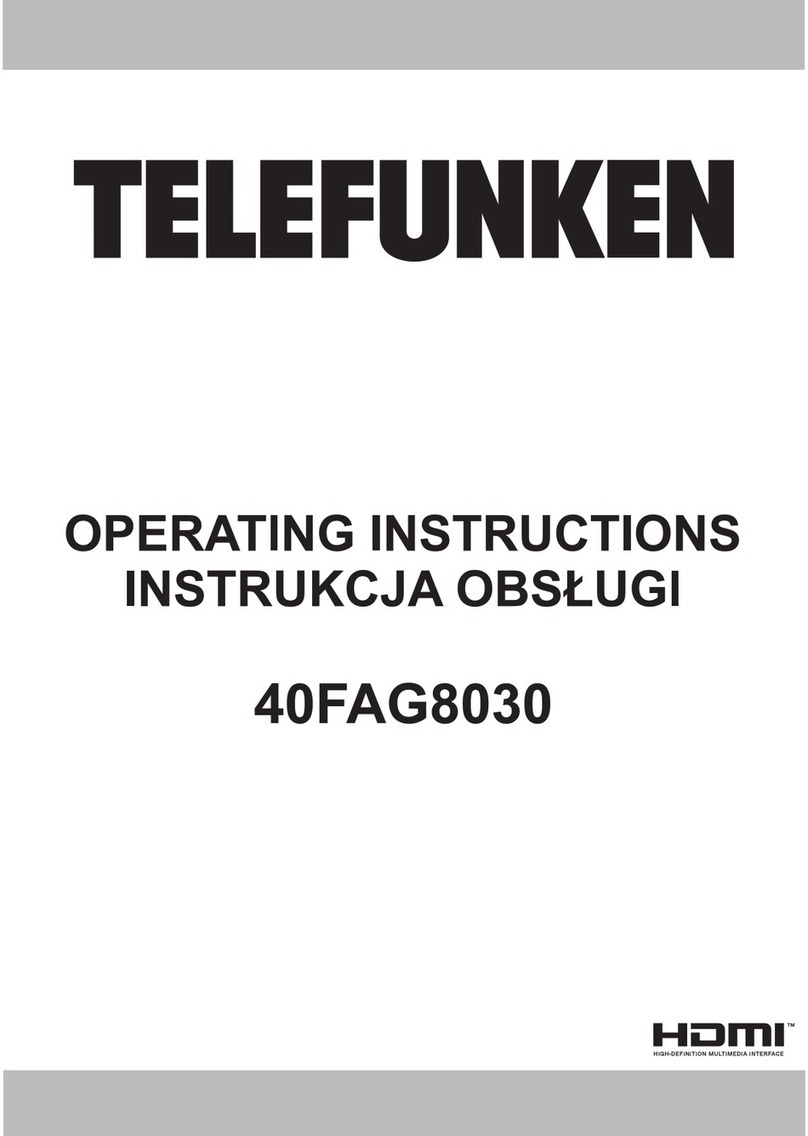 Telefunken 40FAG8030 User manual
