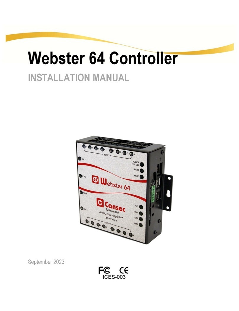 Cansec Webster 64 User manual