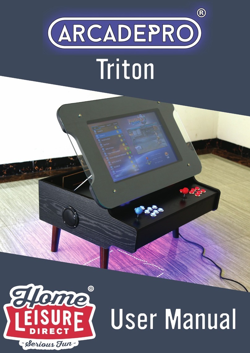 Home Leisure Direct ARCADEPRO Triton user manual Home Leisure Direct ARCADEPRO Triton user manual