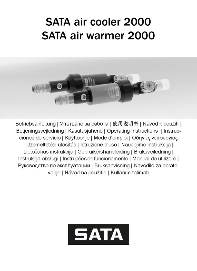SATA air cooler 2000 User manual