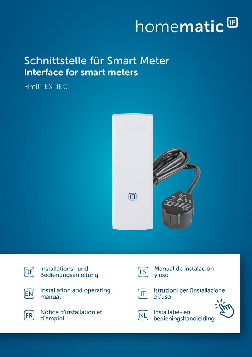 HomeMatic HmIP-ESI-IEC Installation and operating instructions
