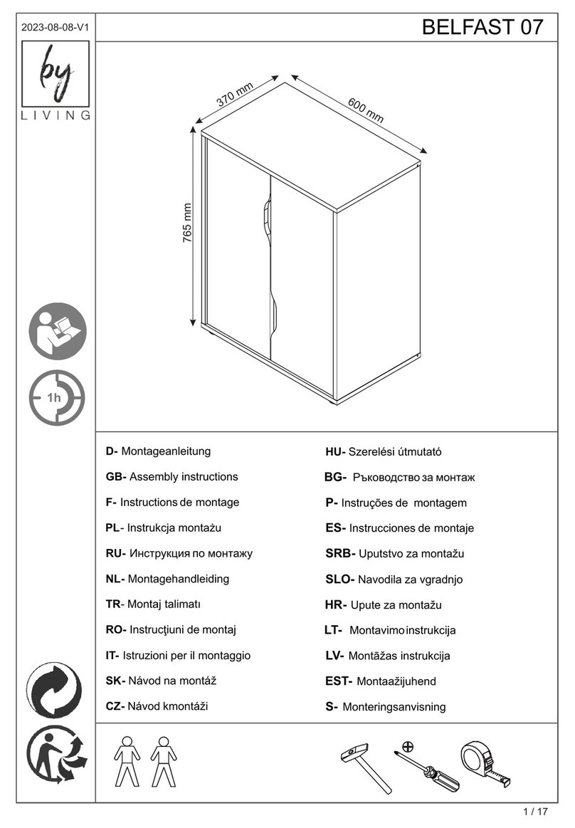 byLIVING BELFAST 07 Assembly instructions