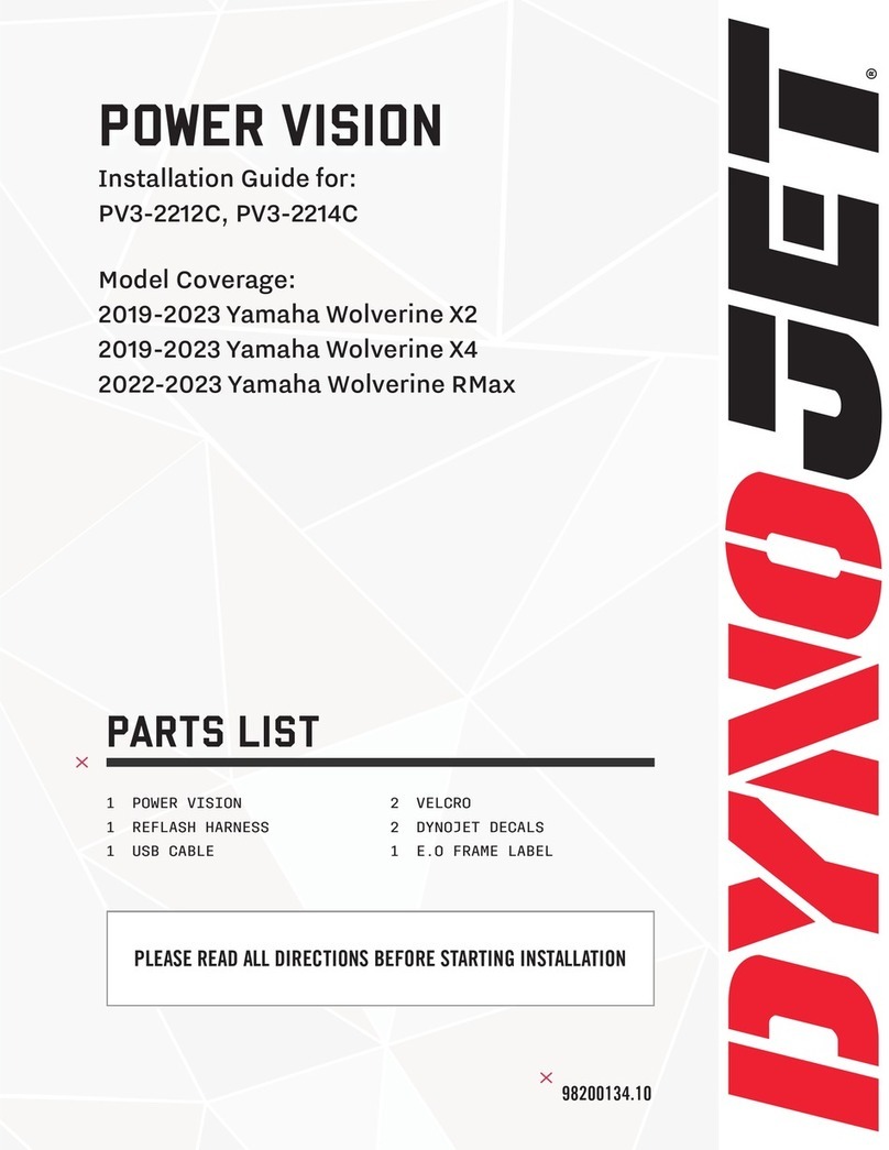 Dynojet PV3-2212C User manual