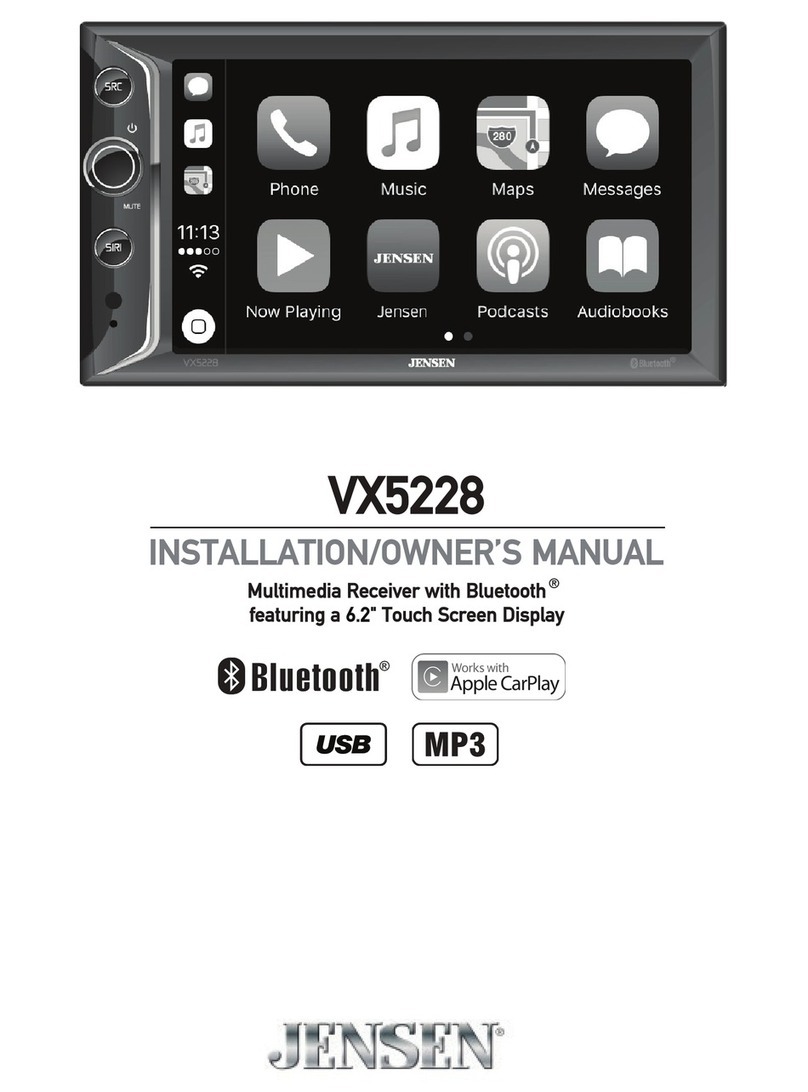 Jensen VX5228 owner's manual