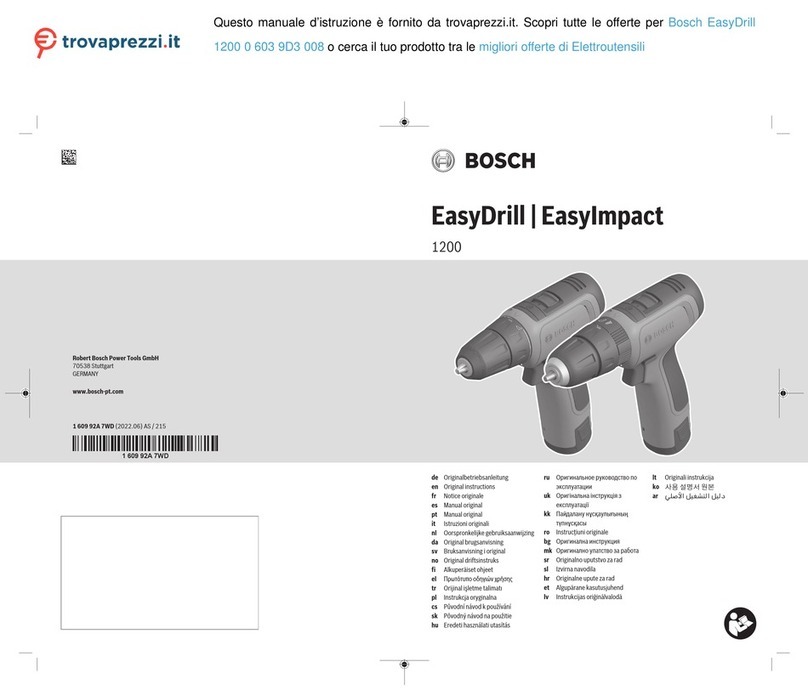 Bosch 0 603 9D3 008 User manual