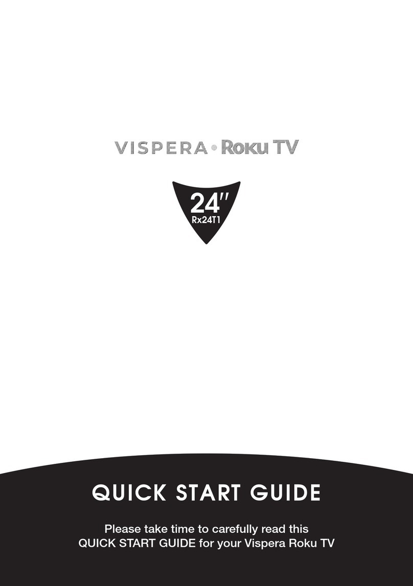 Vispera Roku TV Rx24T1 User manual