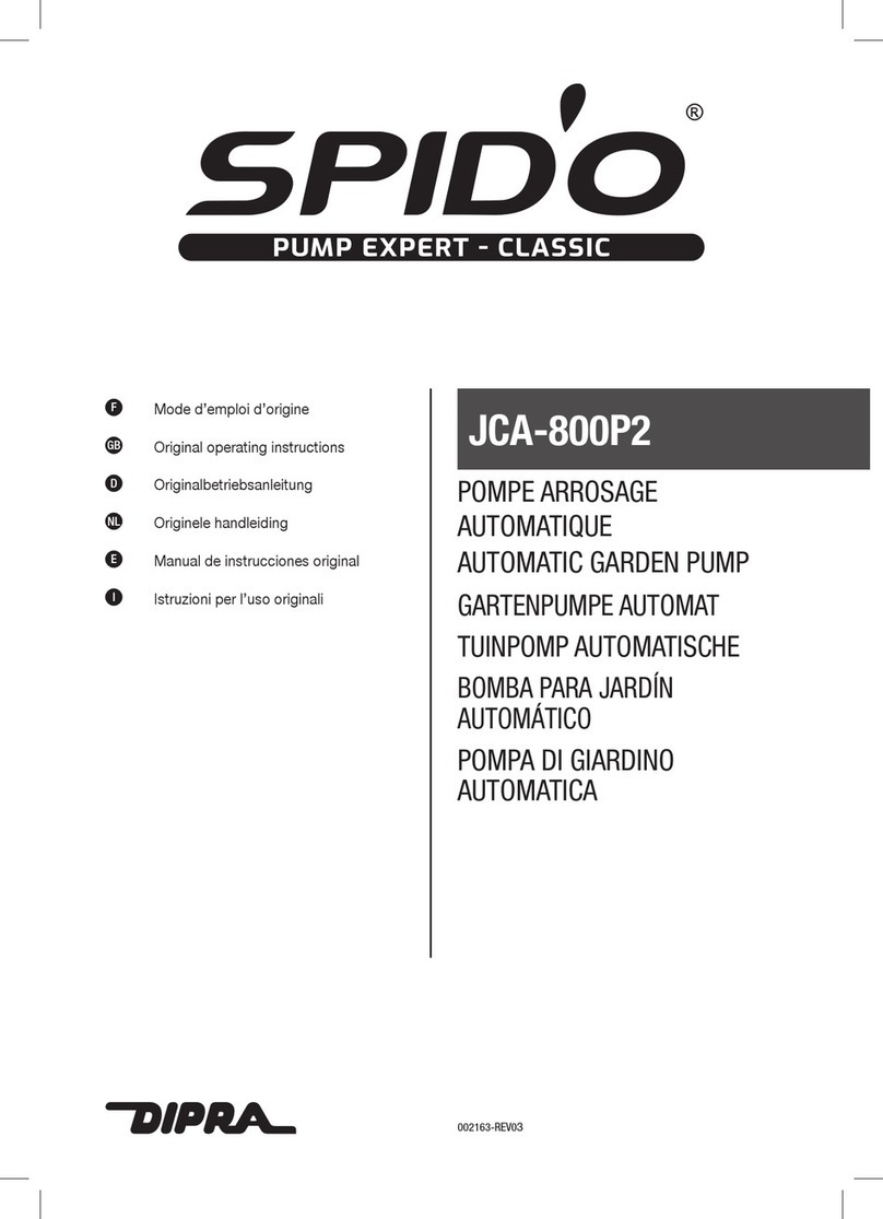 DIPRA SPID'O JCA-800P2 User manual