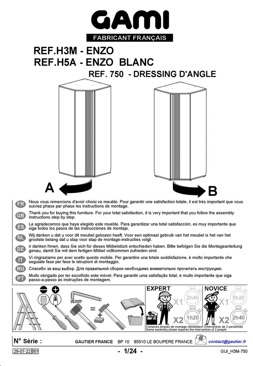 Gami H5A ENZO BLANC User manual