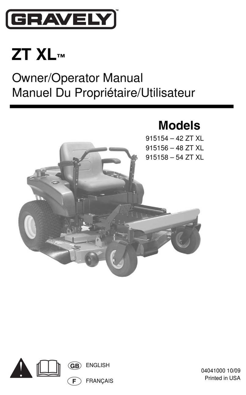 Ariens Gravely ZT XL User manual