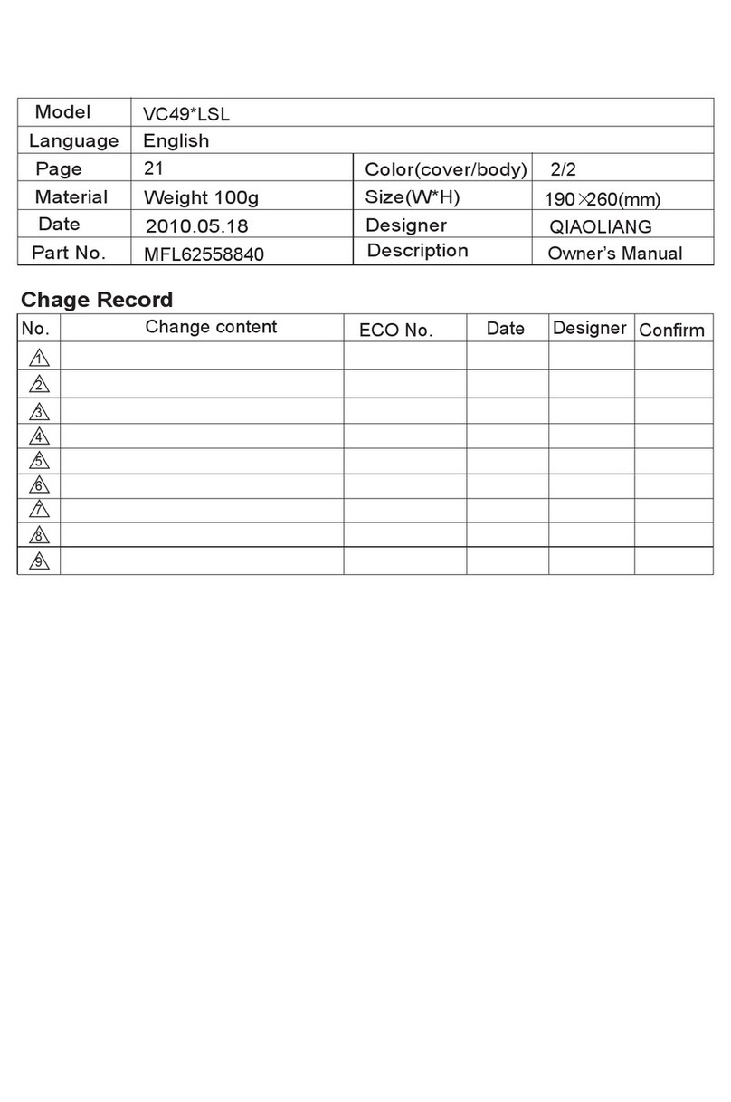LG VC49 LSL Series User manual