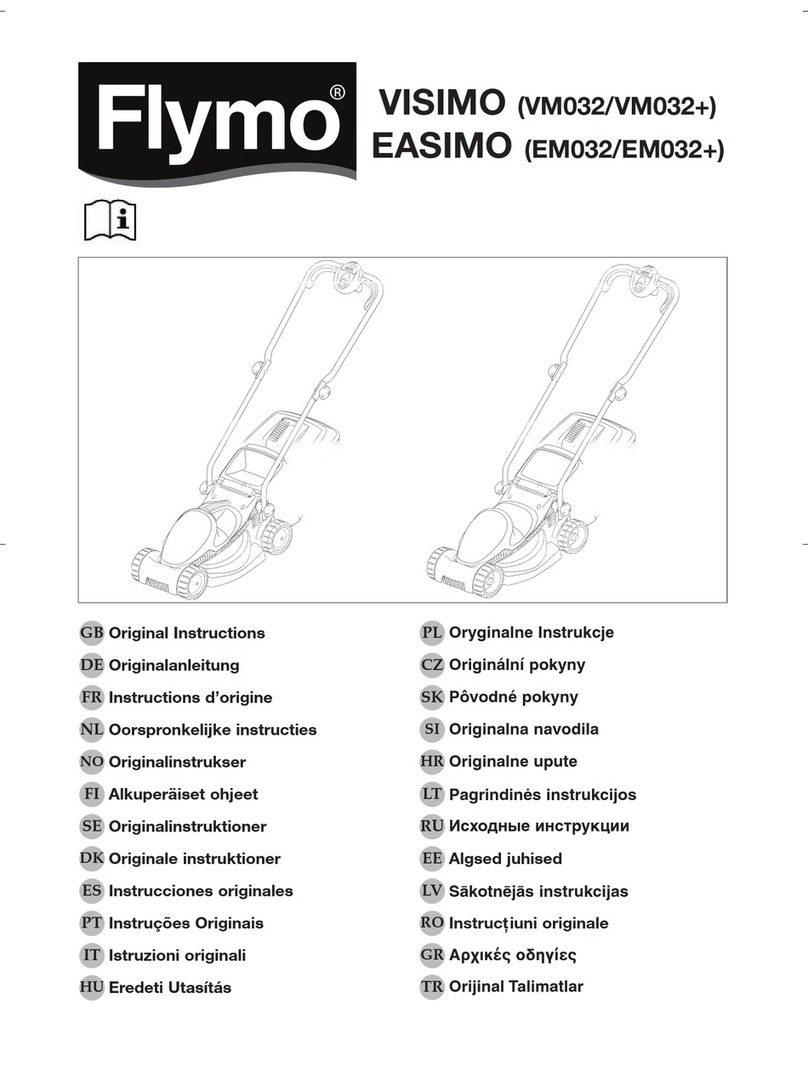 Flymo VISIMO VM032+ User manual