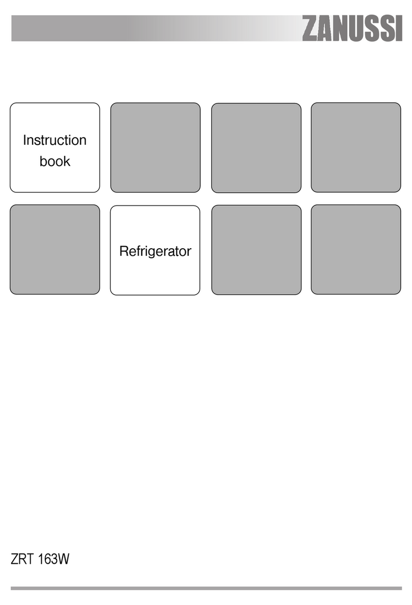 Zanussi ZRT 163W Instruction book