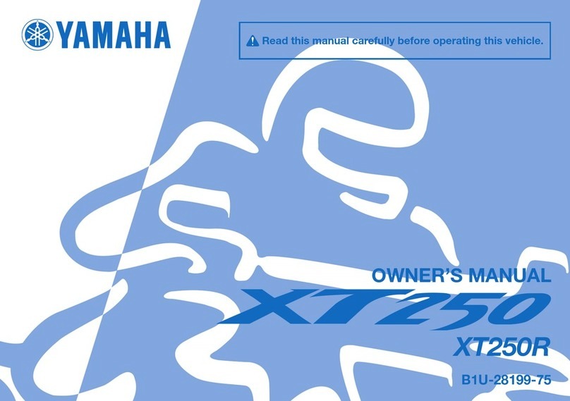 Yamaha XT250 2024 User manual