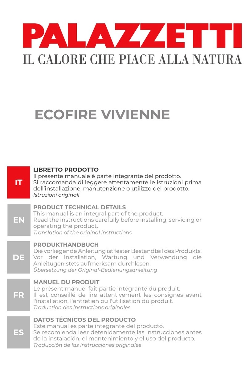 Palazzetti ECOFIRE VIVIENNE US Installation guide Palazzetti ECOFIRE VIVIENNE US Installation guide