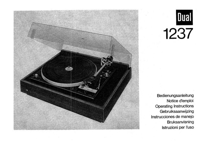 Dual 1237 User manual