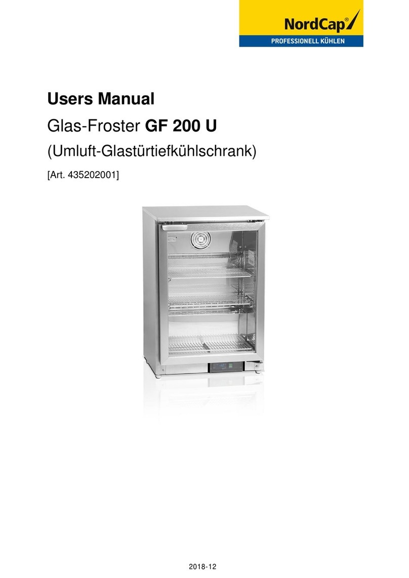 Nordcap GF 200 U user manual