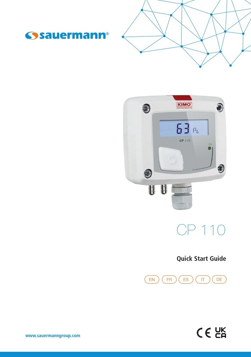 sauermann CP 110 quick start guide