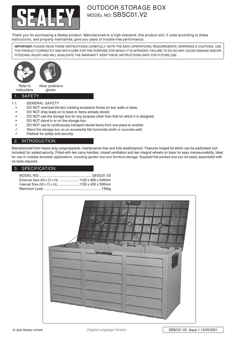 Sealey SBSC01.V2 User manual